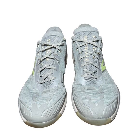 New Balance Light Gray Sneaker with Neon Yellow N Logo size 10 2E 996 main image 4